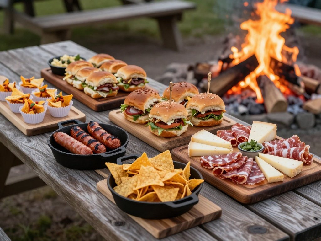  Serve Easy Hand-Held Bonfire Foods