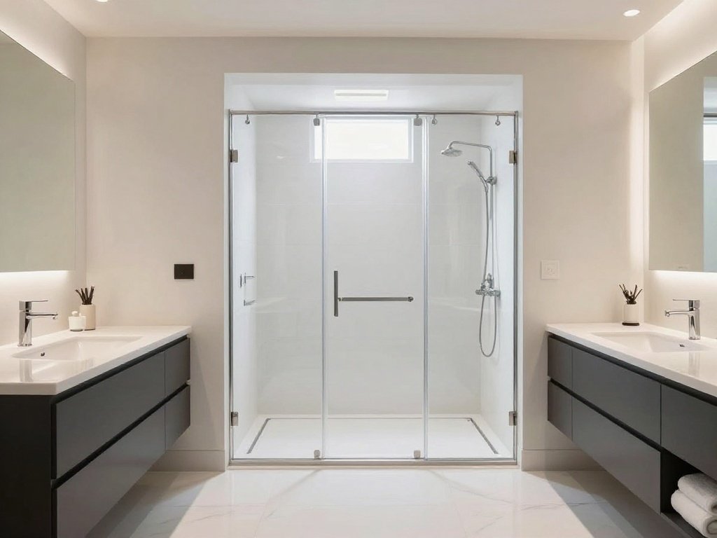 Curbless Doorless Walk In Shower