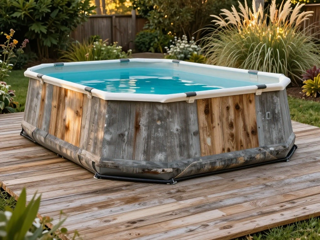 Reclaimed Wood Deck