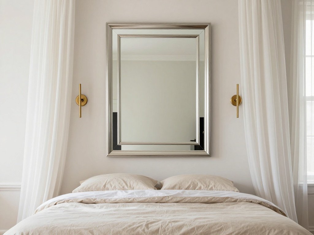 Oversized Headboard as the Wall