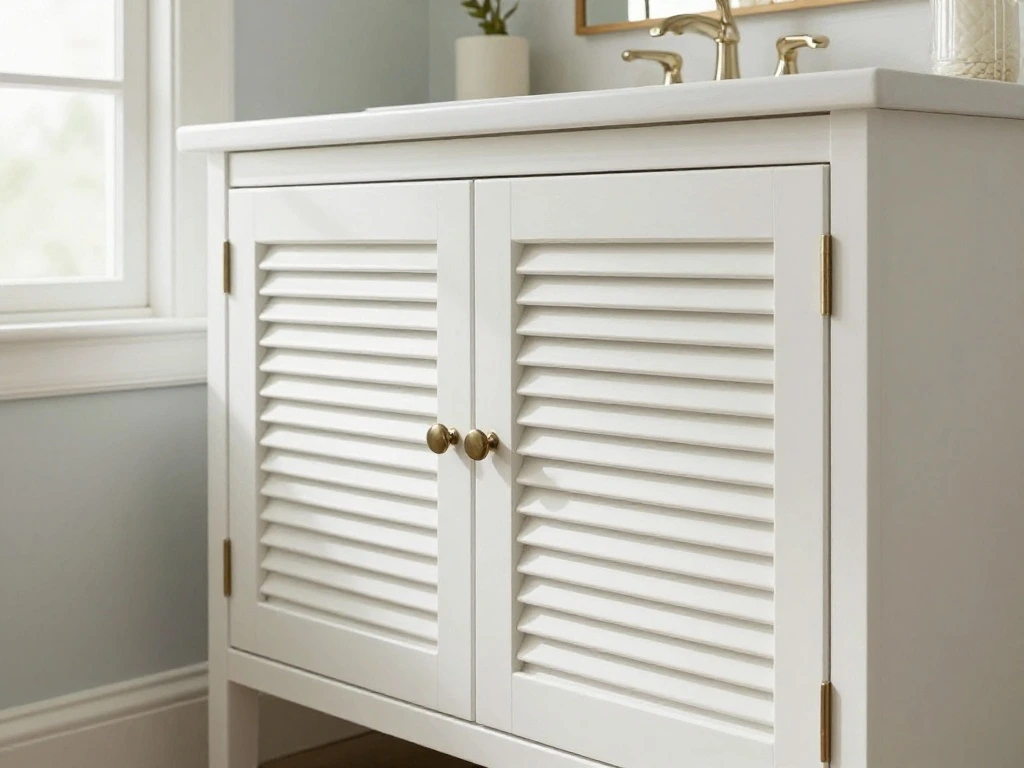 Shuttered Cabinet Doors for a Cohesive Look