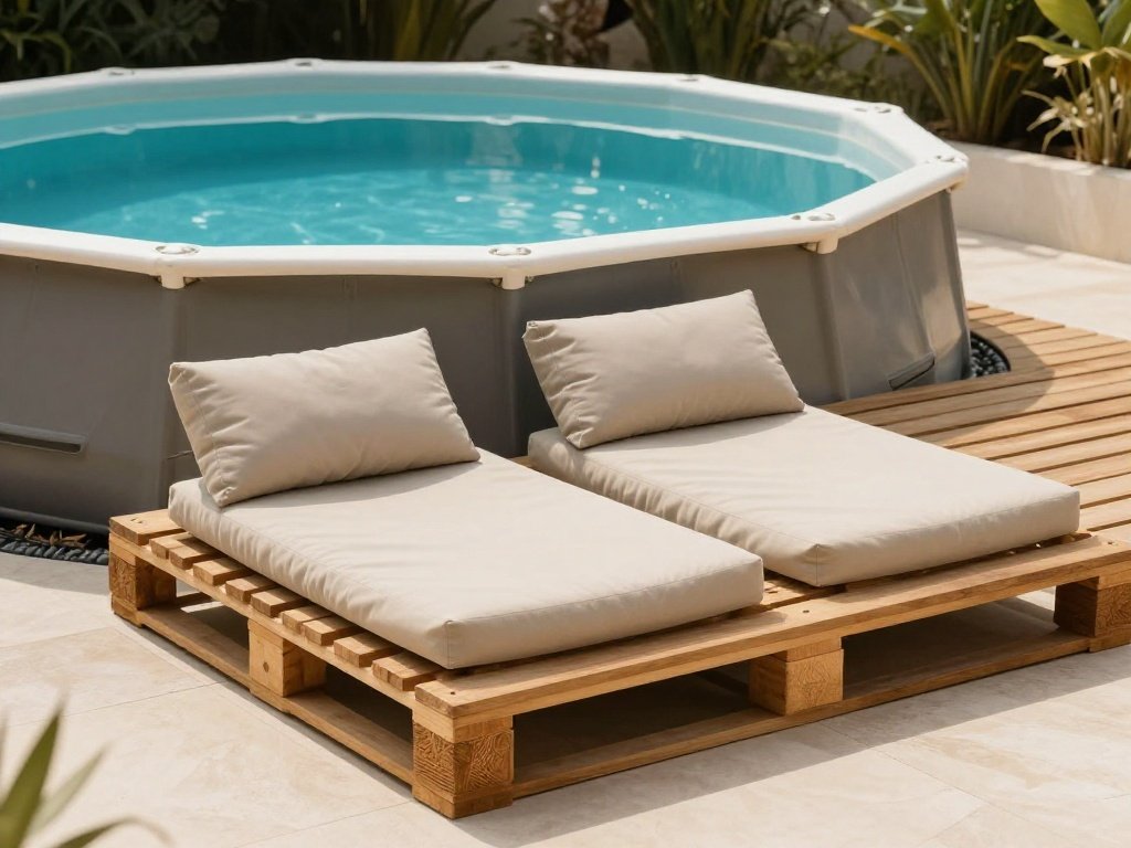 The Full Outdoor Oasis Pallet Deck
