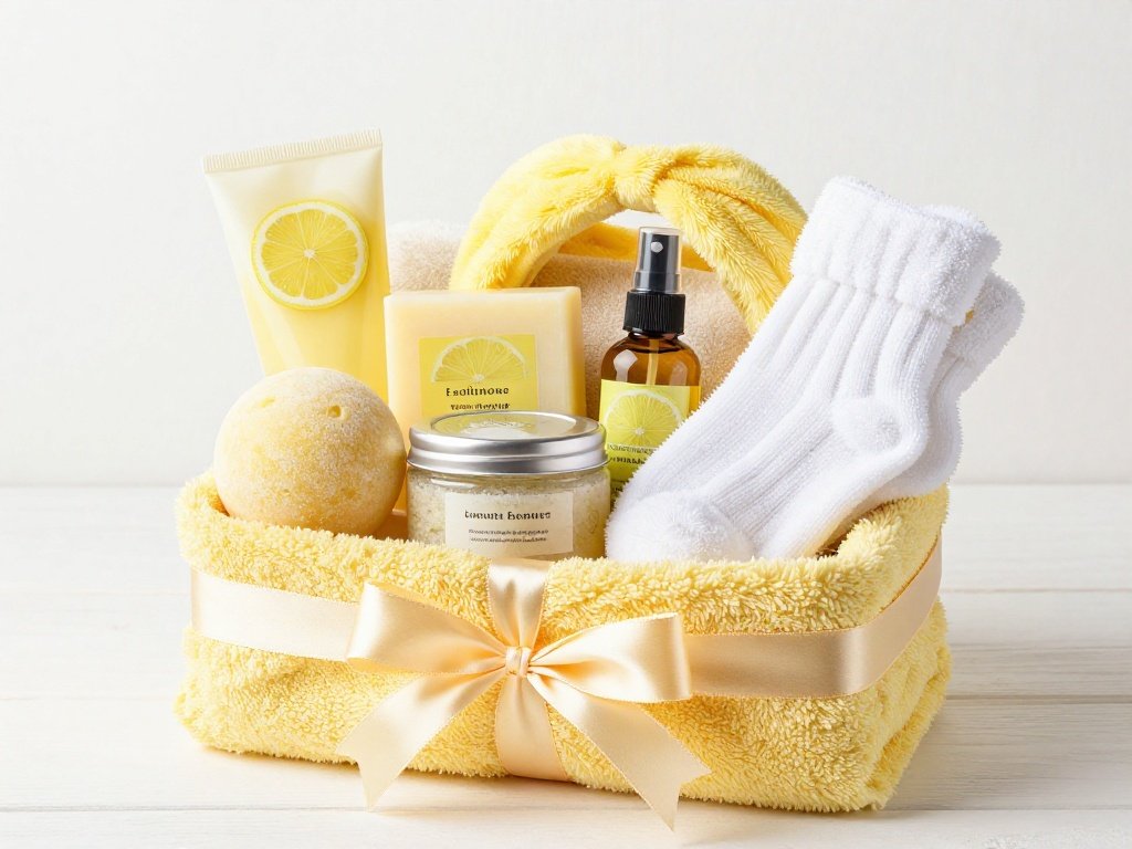  The Lemon Spa and Wellness Basket