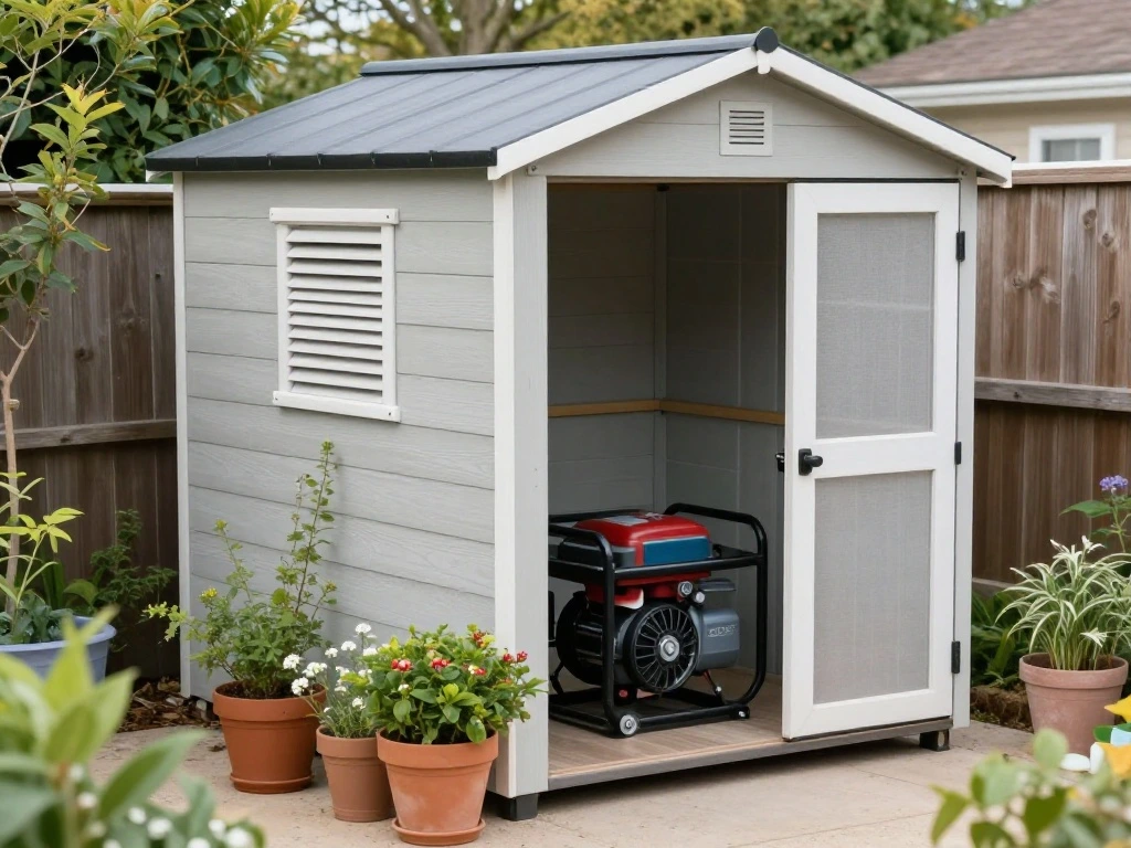 Incorporate the Generator Into a Garden Feature