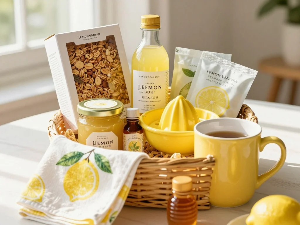  The Lemon Spa and Wellness Basket