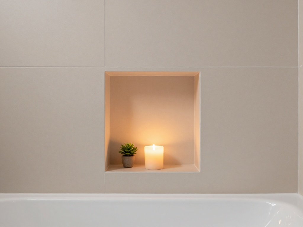 Mirrored Alcove Doors for Disguised Storage