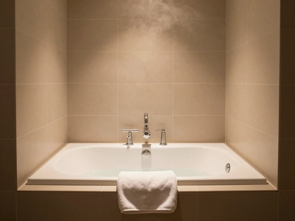 Tub Alcove for a Cozy, Enclosed Soak