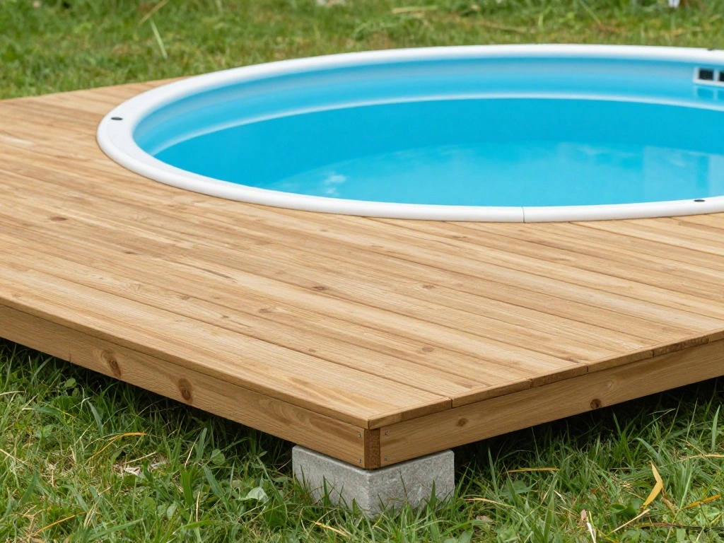  Floating Deck Around the Pool