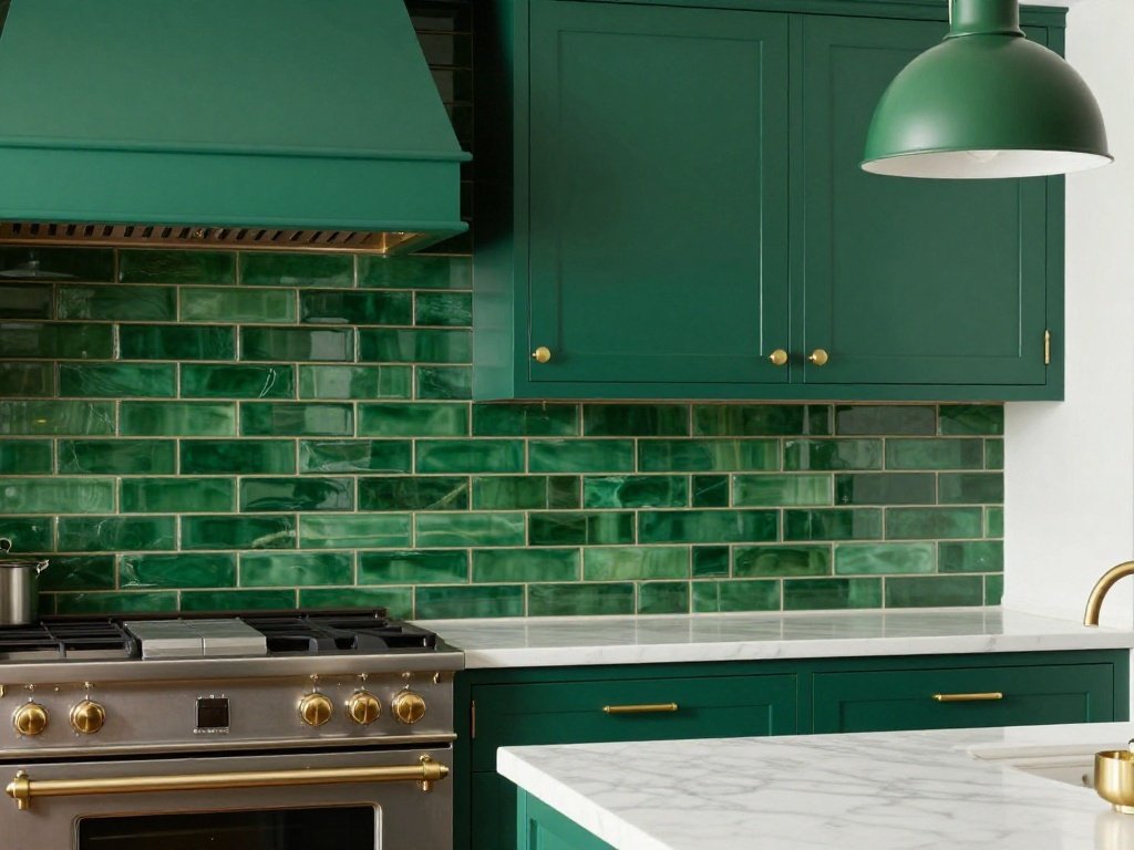 Through 5 Emerald Green Cabinet Ideas