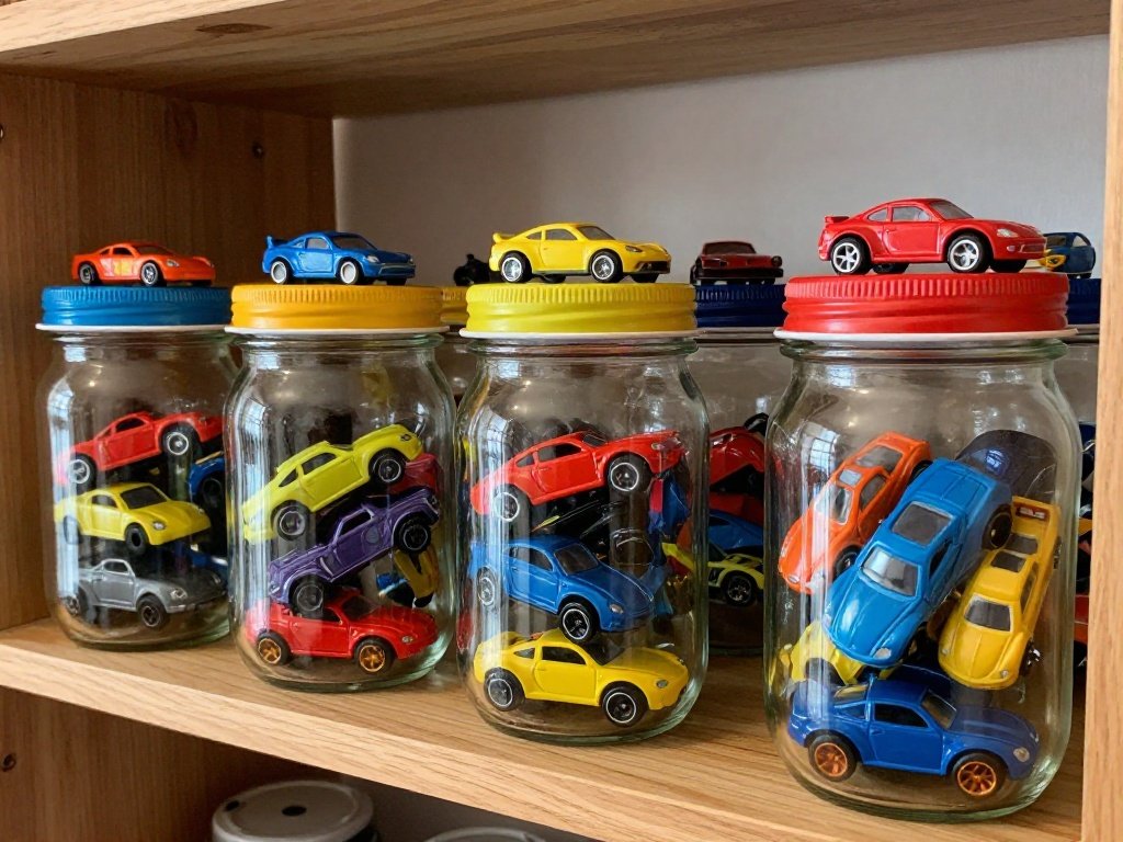 Mason Jar or Glass Jar Display