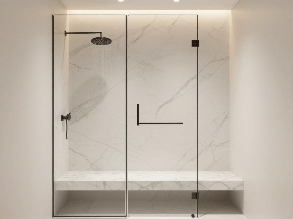 Corner Bench for Compact Showers