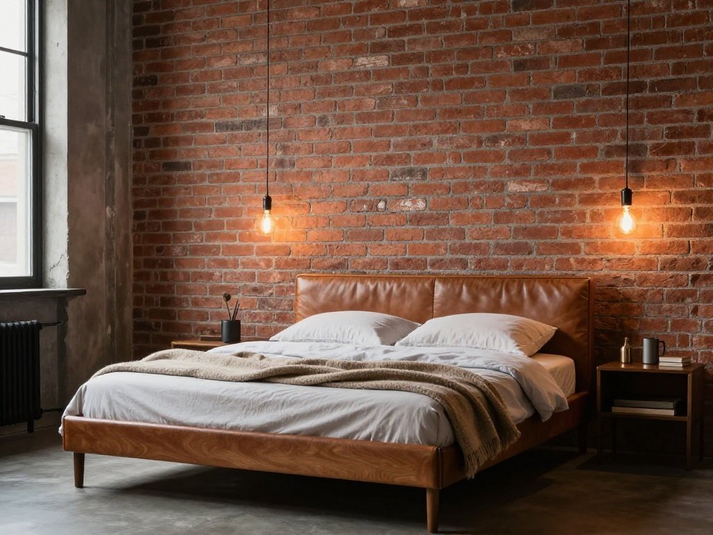  Exposed Brick or Faux Brick Panels:
