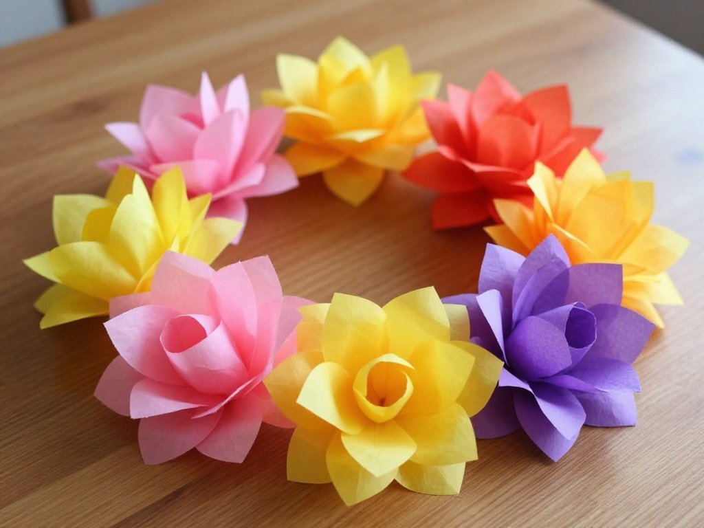  Mexican Paper Flowers Image Prompt