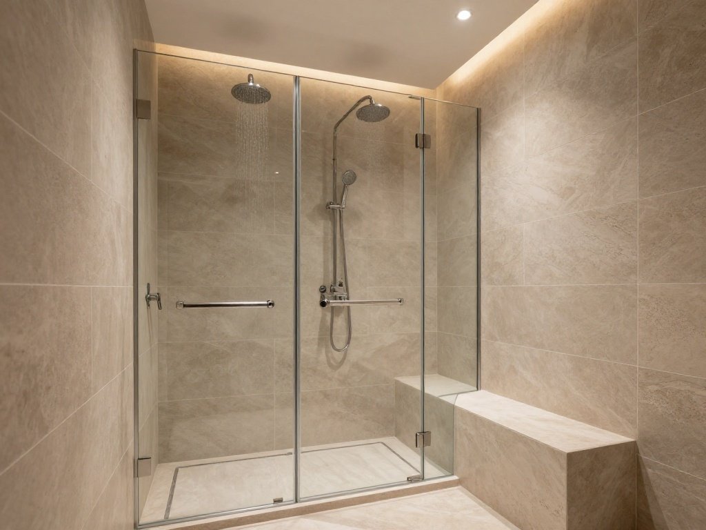 The L-Shaped Bench for Larger Showers