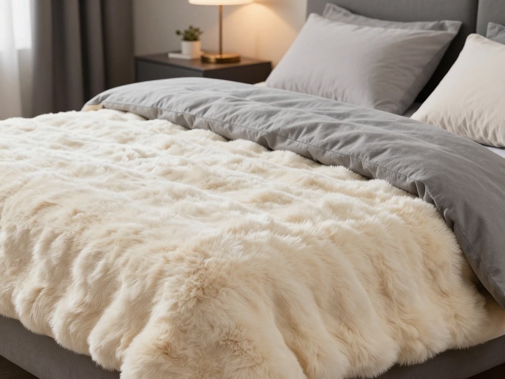Faux Fur Bedspread