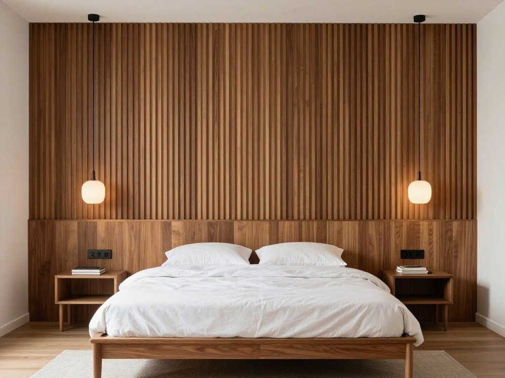 Wood Paneling for Warmth and Texture