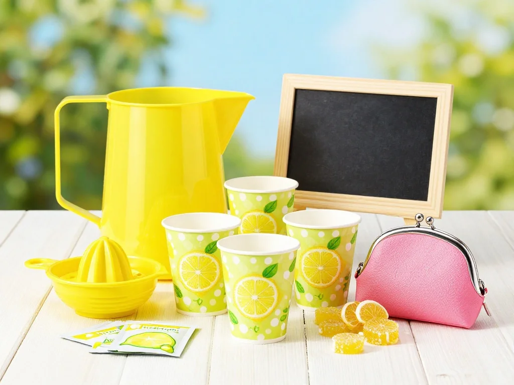  The Lemonade Stand Basket for Kids