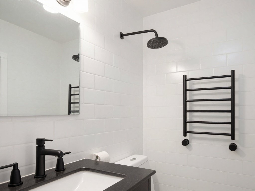 Install Matte Black Fixtures Throughout