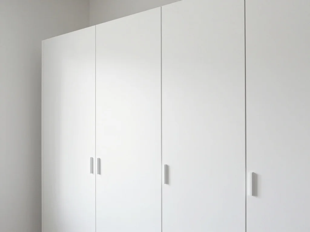 Closets Minimalistas En Tonos Blancos Y Grises
