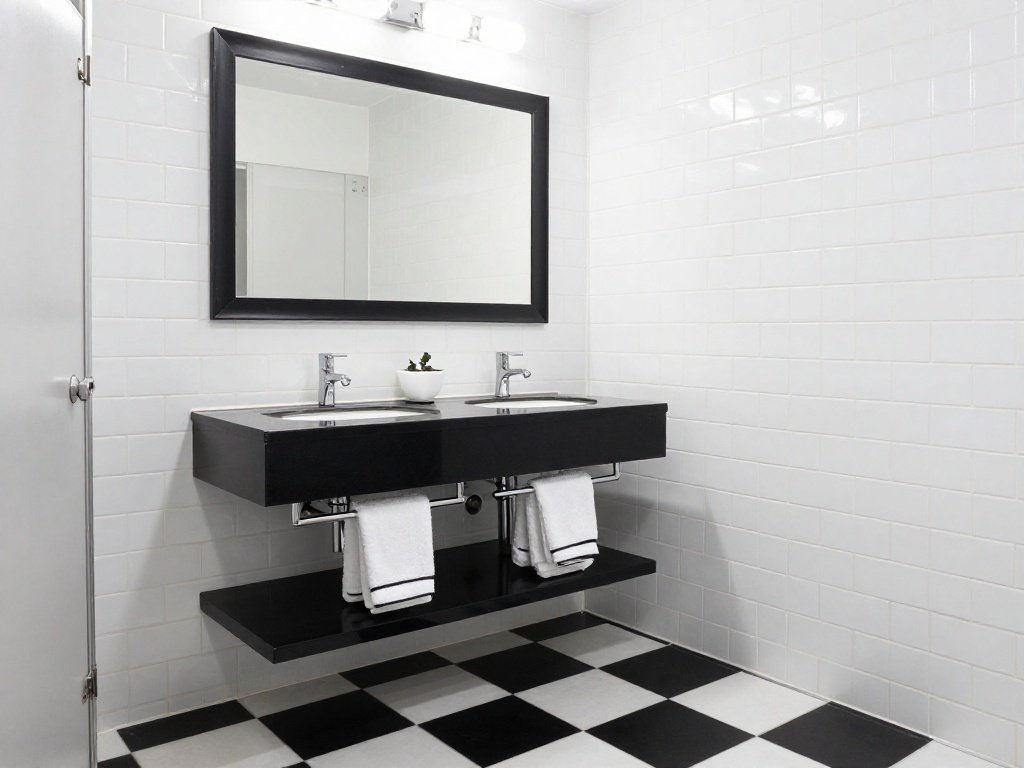 Use a Monochrome Black and White Scheme