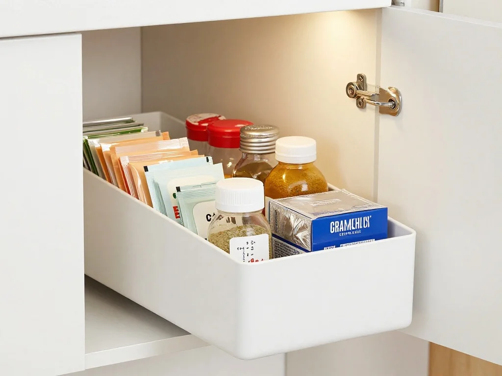  Optimize Cabinet Doors for Hidden Storage