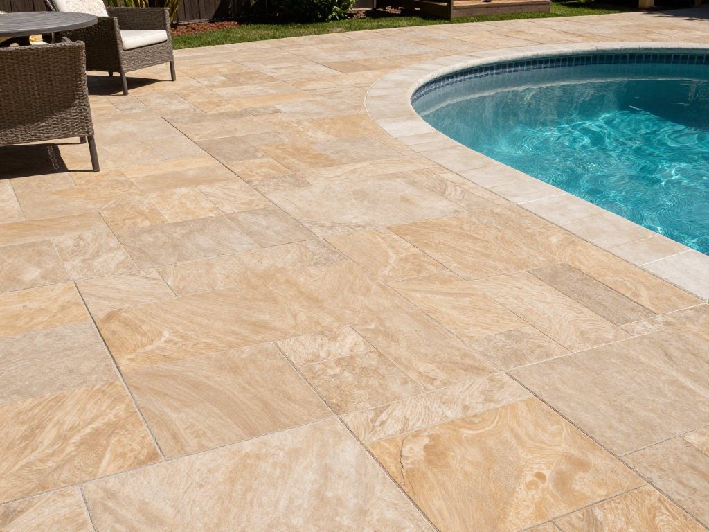 Stamped Concrete Surround