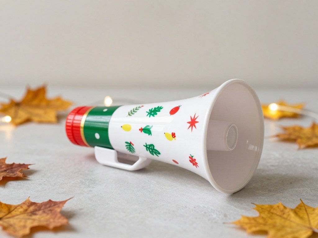 Themed Holiday Megaphones