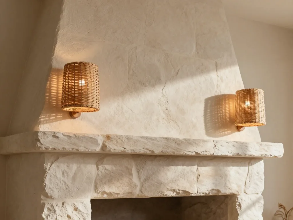 Copper Finishes Catch Firelight in Ways Silver Fixtures Cannot