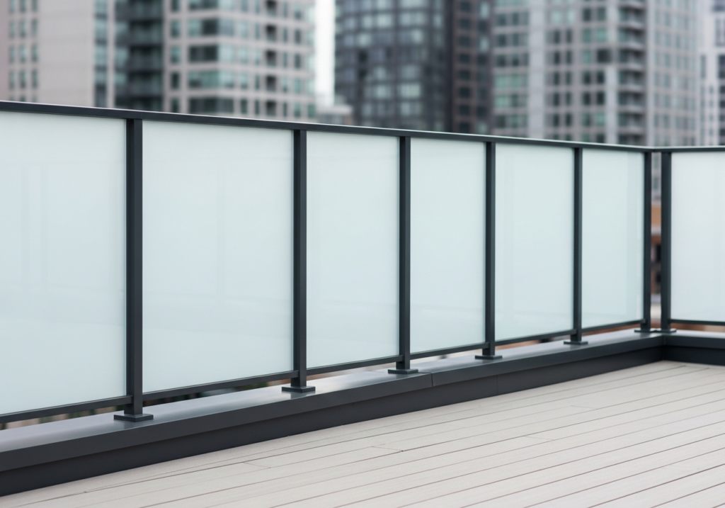 Glass Panel Privacy Screens maintaing brightness