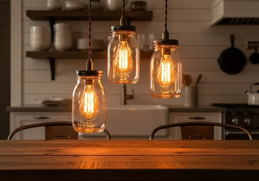 Mason Jar Lighting Fixtures
