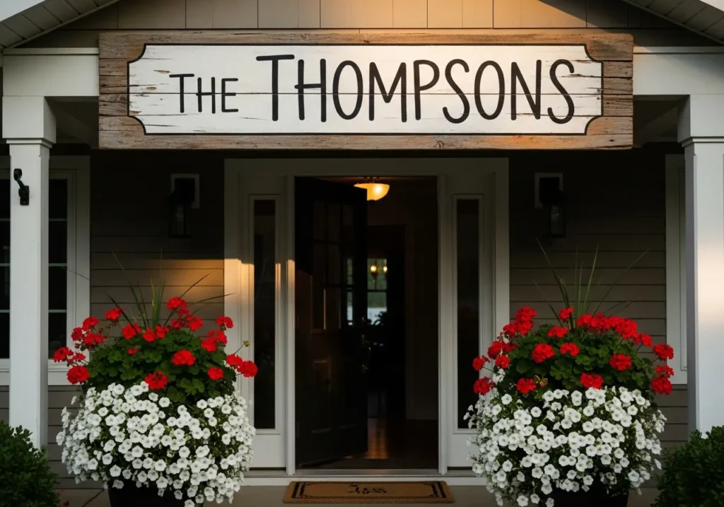 Personalized Lake House Sign