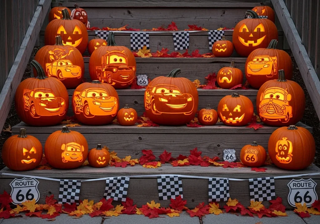 13+ Creative Cars Pumpkin Carving Ideas