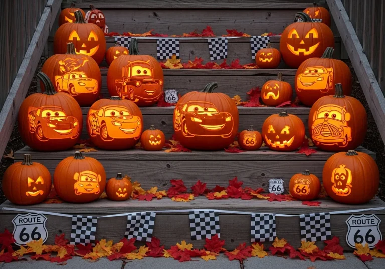 13+ Creative Cars Pumpkin Carving Ideas