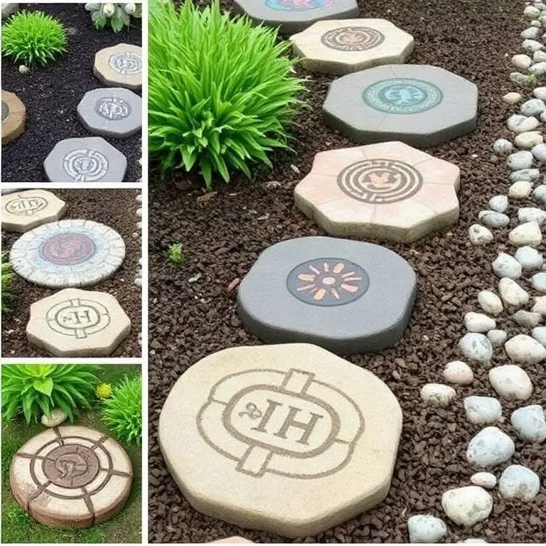 13+ Creative DIY Stepping Stone Ideas