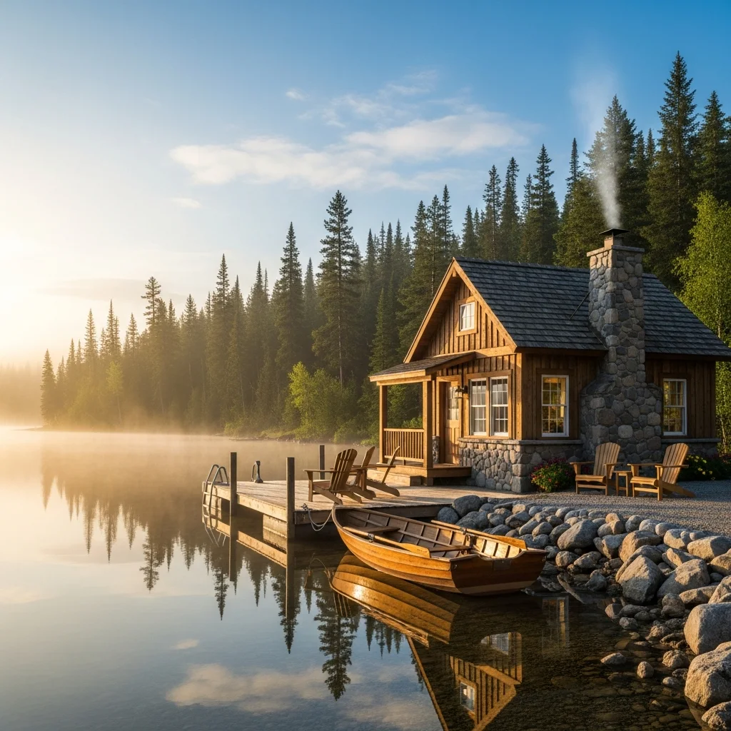 15+ Cozy Cottage Small Lake House Ideas