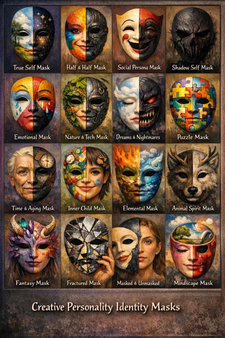 15+ Creative Personality Identity Mask Ideas
