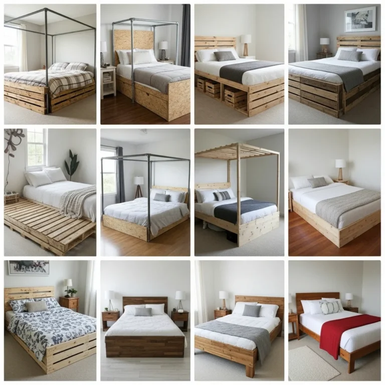 16+ Affordable DIY Bed Frame Ideas to Try