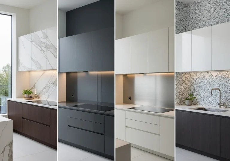 16+ Stylish No Grout Kitchen Back splash Ideas