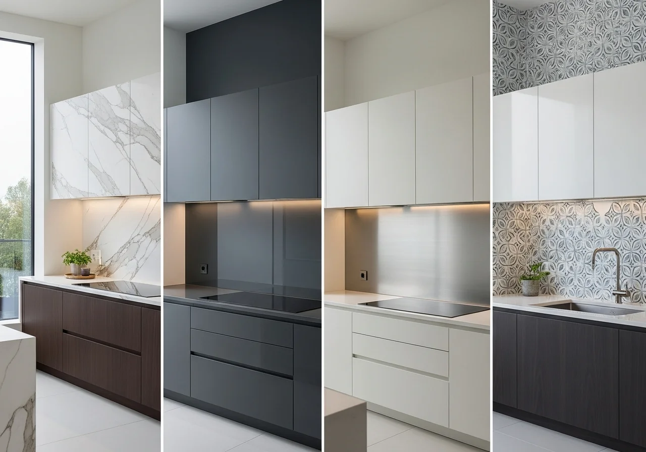 16+ Stylish No Grout Kitchen Back splash Ideas