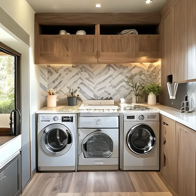 17+ Stylish Washer and Dryer Countertop Ideas