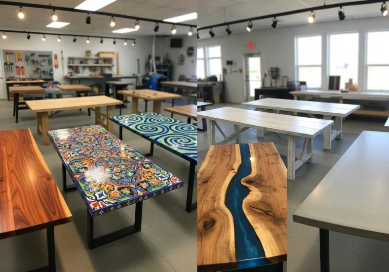 18+ Creative DIY Table Top Ideas for Your Existing Table