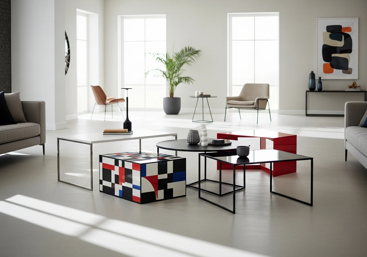 18+ Creative Paint Coffee Table Makeover Ideas