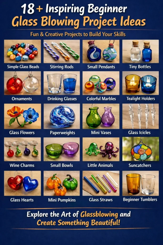 18+ Inspiring Beginner Glass Blowing Project Ideas
