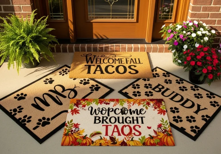 20+ Unique Custom Door Mat Ideas for Your Home