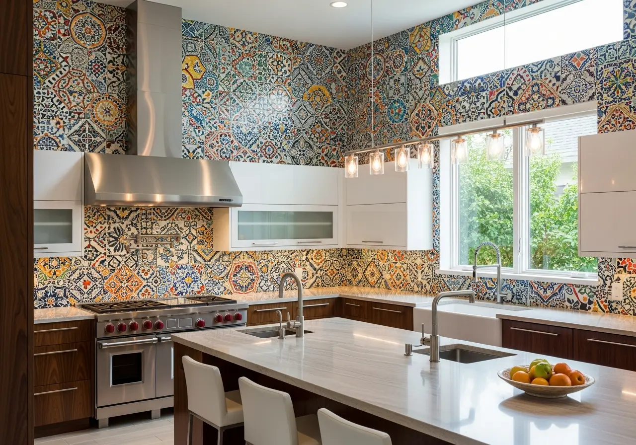 20+ Vibrant Mosaic Tile Backsplash Ideas
