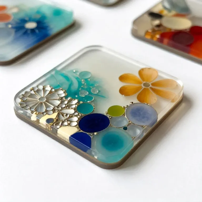 21+ Creative Resin Coaster Ideas to Try at Home
