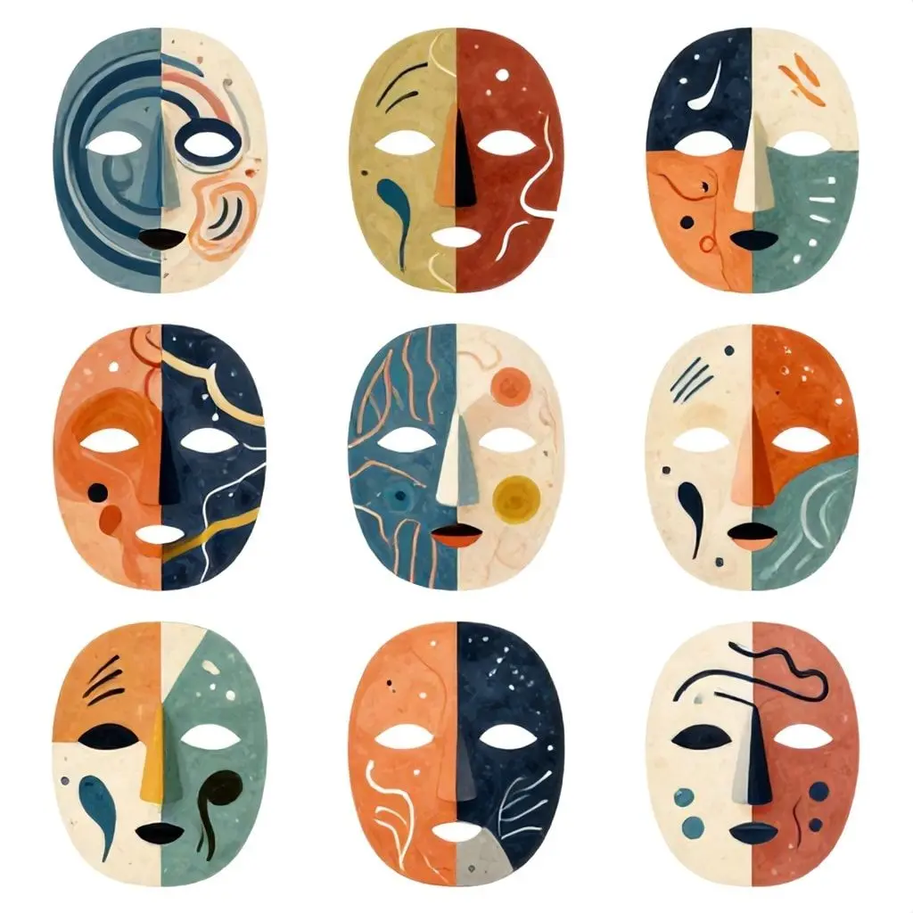 Abstract Symbolic Identity Mask