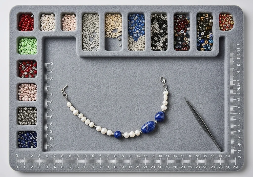 Bead Boards with Built-In Storage