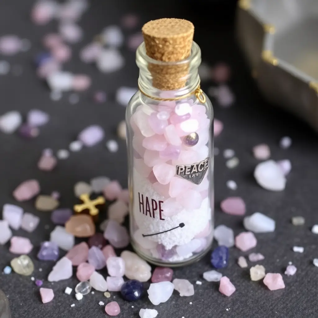 Birthstone and Crystal Healing Bottles