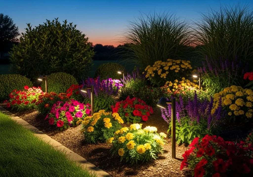 Border and Bed Accent Lighting